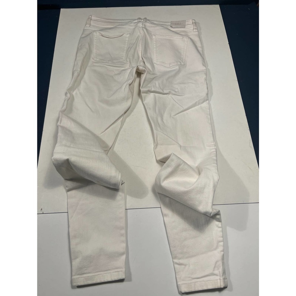 BURBERRY BRIT Woman White Jeans - Picture 4 of 6